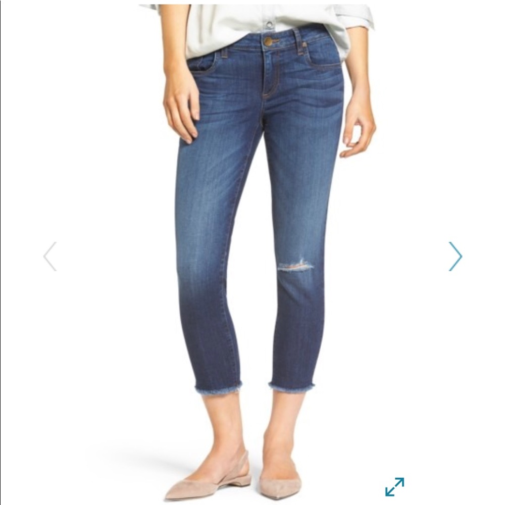 KUT from the Kloth- Donna crop skinny jeans 👖